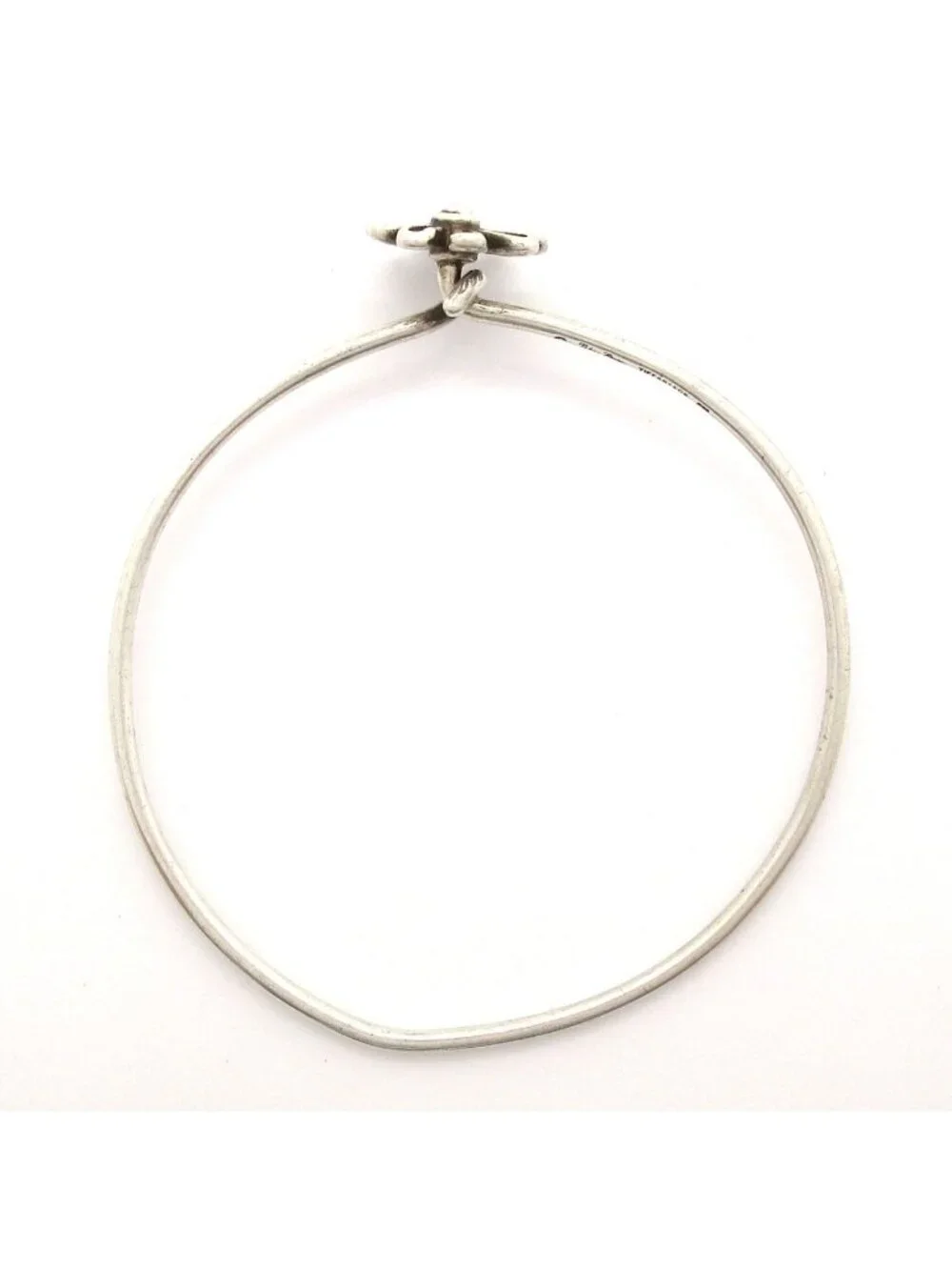Tiffany & Co Bangle Daisy Silver Flower Bracelet